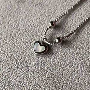 Heart Pendant Sterling Silver Bracelet ~ Brand New!